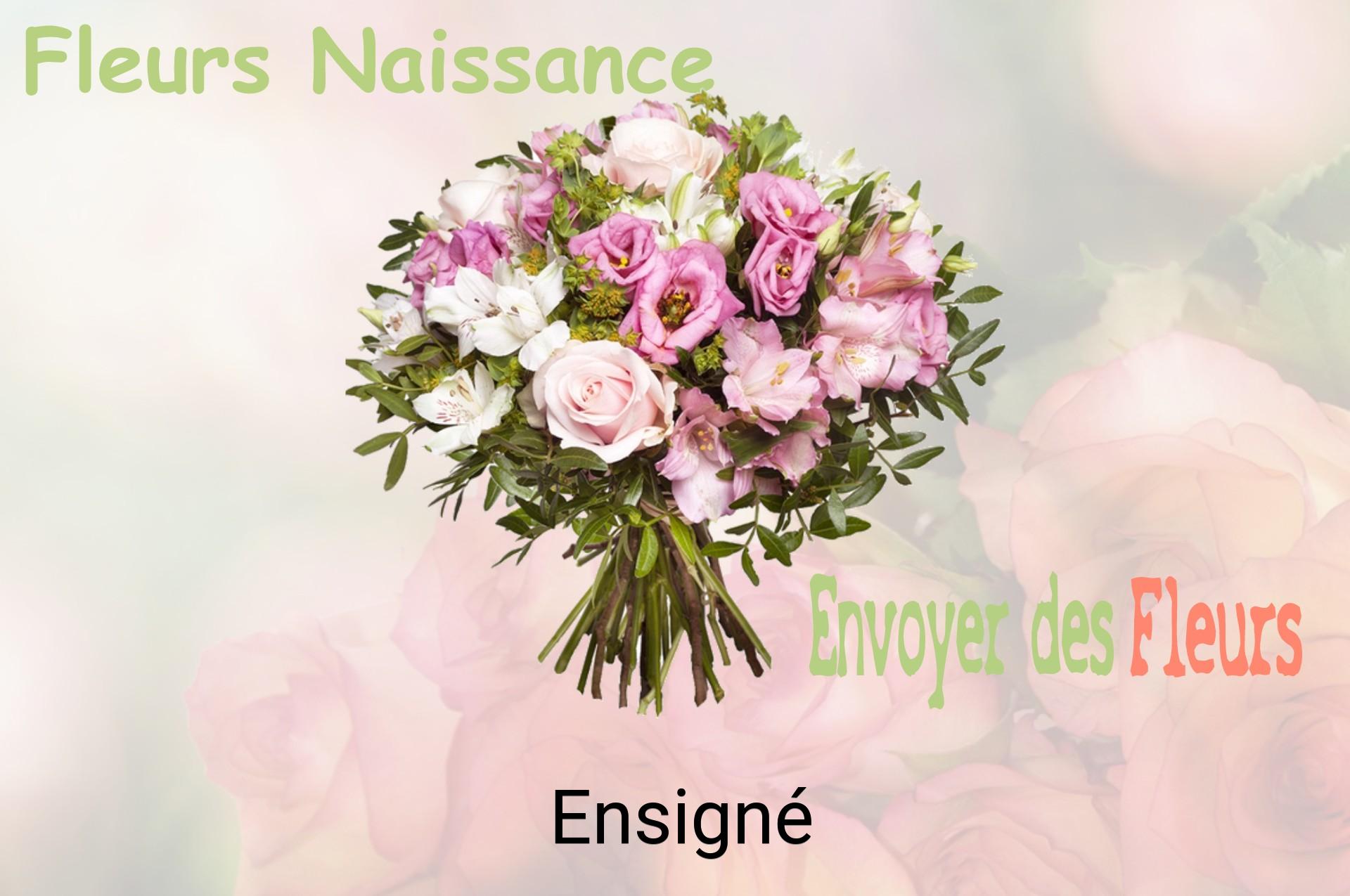 Bouquet de fleurs de naissance livré à Ensigné